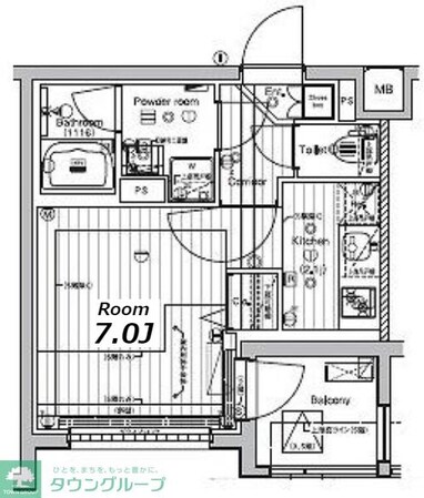 プレミアムキューブ新宿中井の物件間取画像